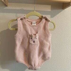 Carter's Pink Knit Bodysuit